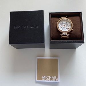 Michael Kors Parker Rose Gold Watch